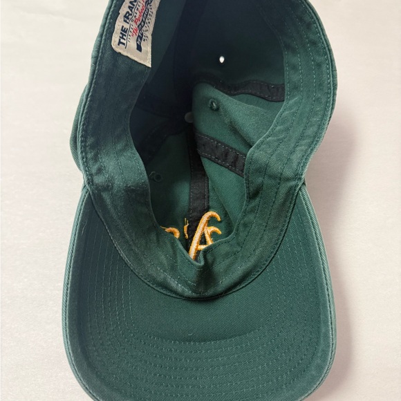Used Oakland A’s Baseball VTG Green Hat Cap Worn Fitted Large The Franchise - Picture 8 of 10